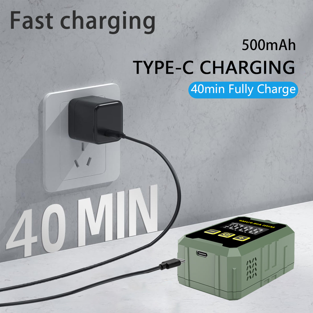 150PSI Mini Electric Bike Pump