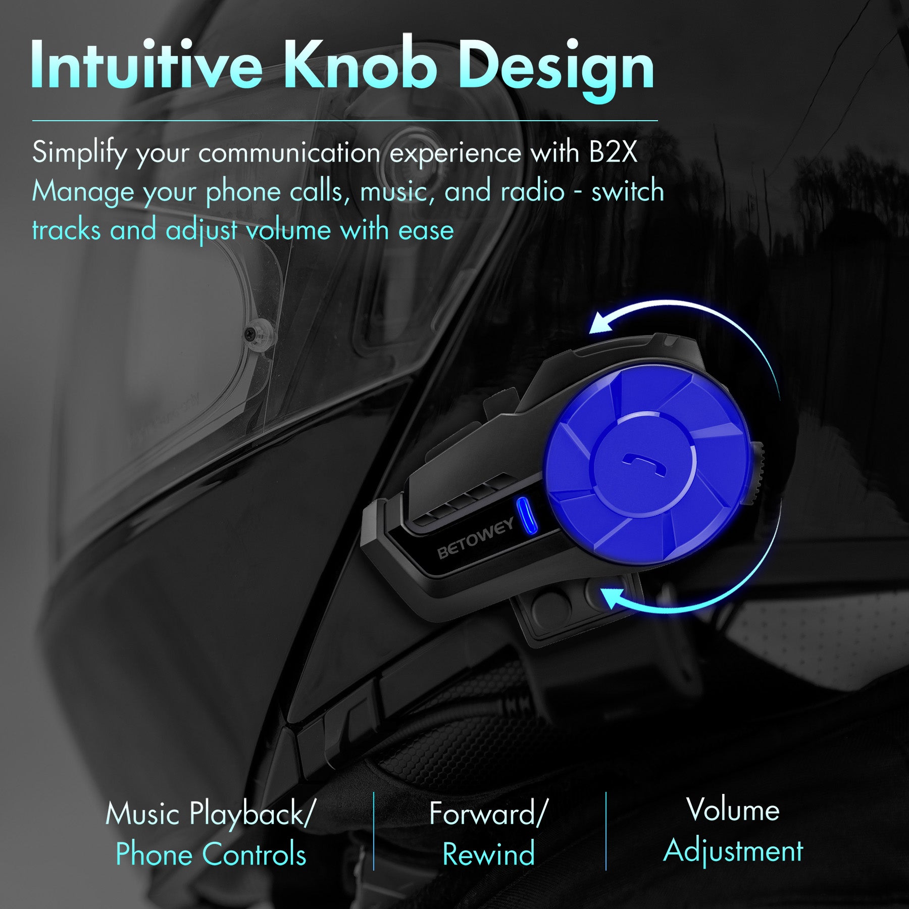 B2X Motorcycle Intercom 2 Riders