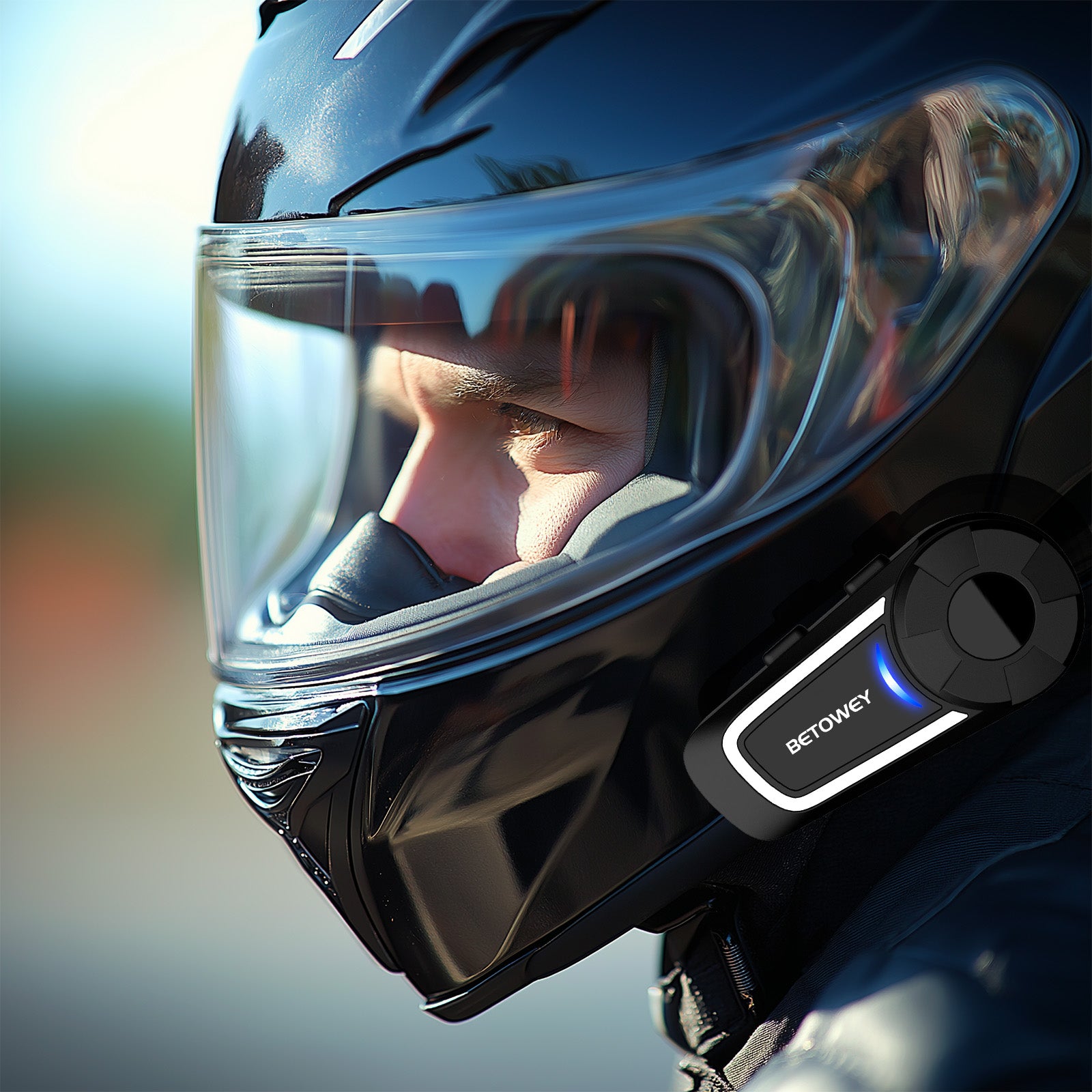 TK-X4 Motorcycle Helmet Intercom 6 Riders